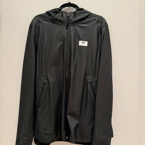 Gstar Raw Men's Rubberized Rain Coat Black Size XL